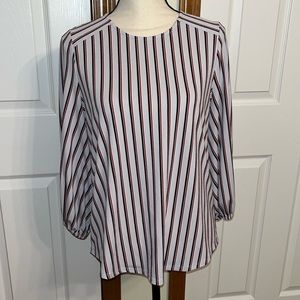 Adrianna Papell Striped Blouse